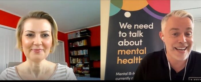 Edyta Satchell on a Podcast