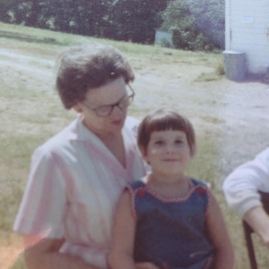 Carla Iliesca with Grandmother