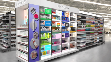SpaceNK Beauty Aisle